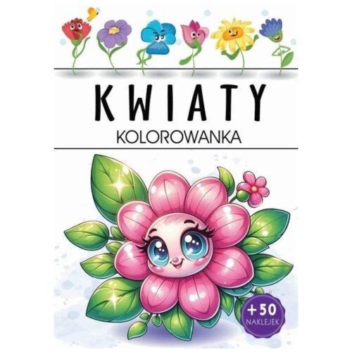 Kwiaty. Kolorowanka