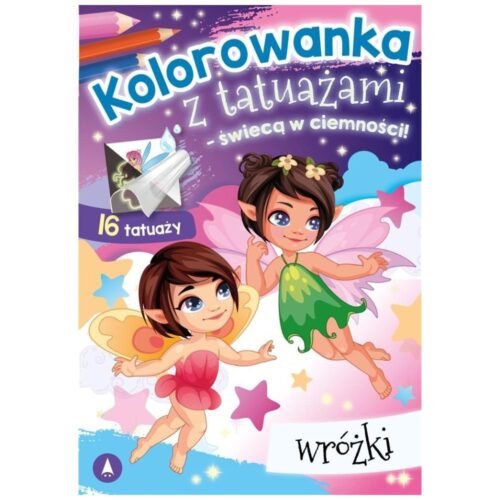 Kolorowanka z tatuażami Wróżki