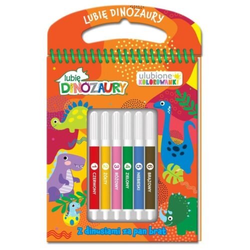 Lubię Dinozaury. Ulubione kolorowanki 2