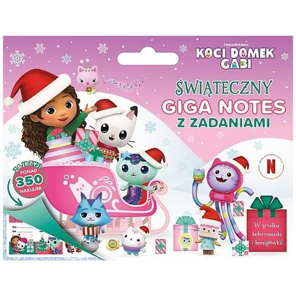 Koci Domek Gabi. Świąteczny Giga notes z zadaniami
