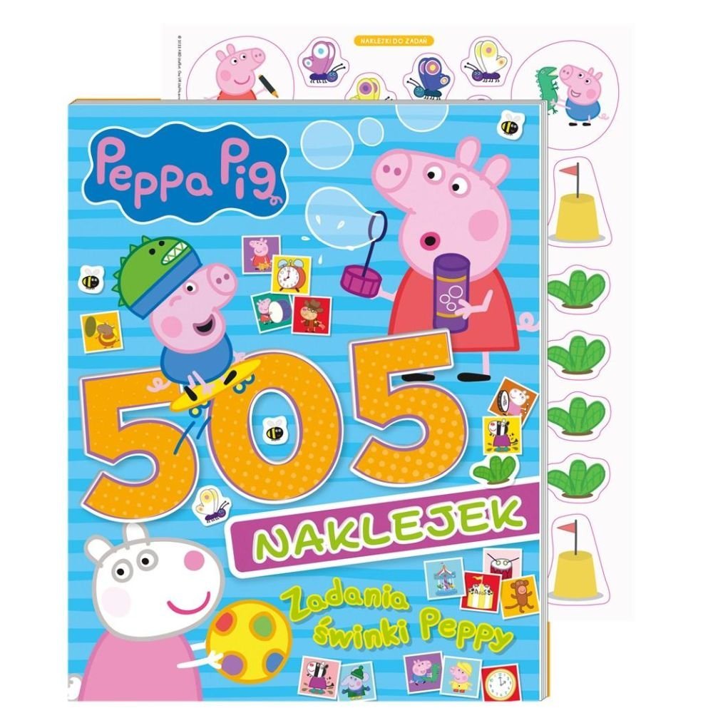 Świnka Peppa. 505 naklejek 4. Zadania świnki Peppy