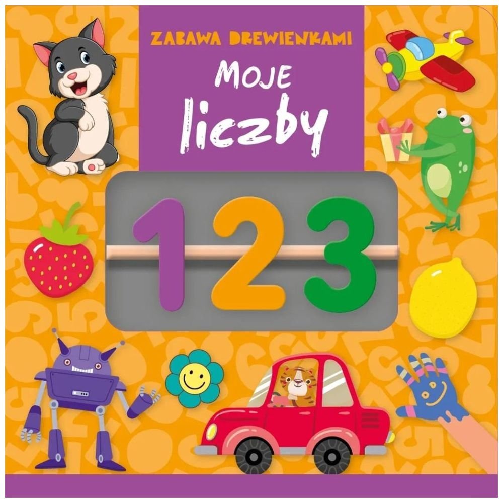 Zabawa drewienkami. Moje liczby