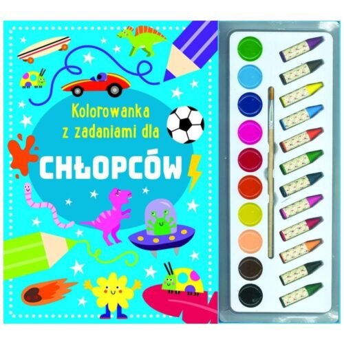 Kolorowanka z zadaniami dla chłopców
