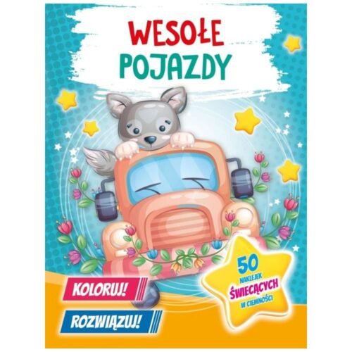 Koloruj! Rozwiązuj! 50 naklejek świecących