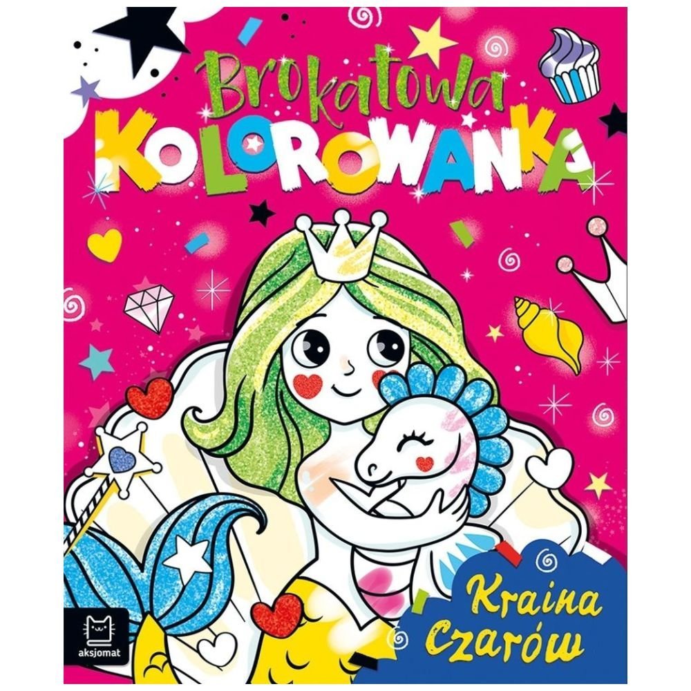 Brokatowa kolorowanka. Kraina czarów