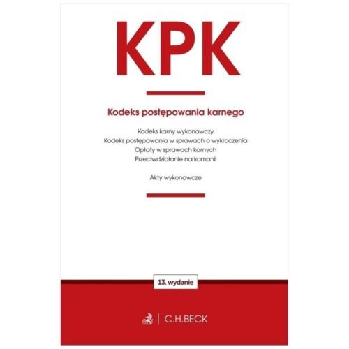 KPK Kodeks postępowania karnego oraz ustawy...w.13