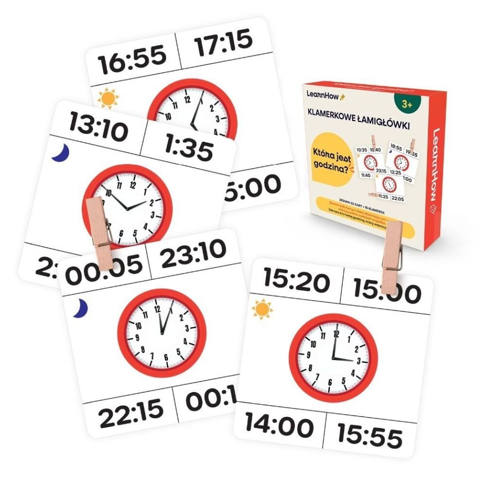 Klamerkowe zadania. Która jest godzina?