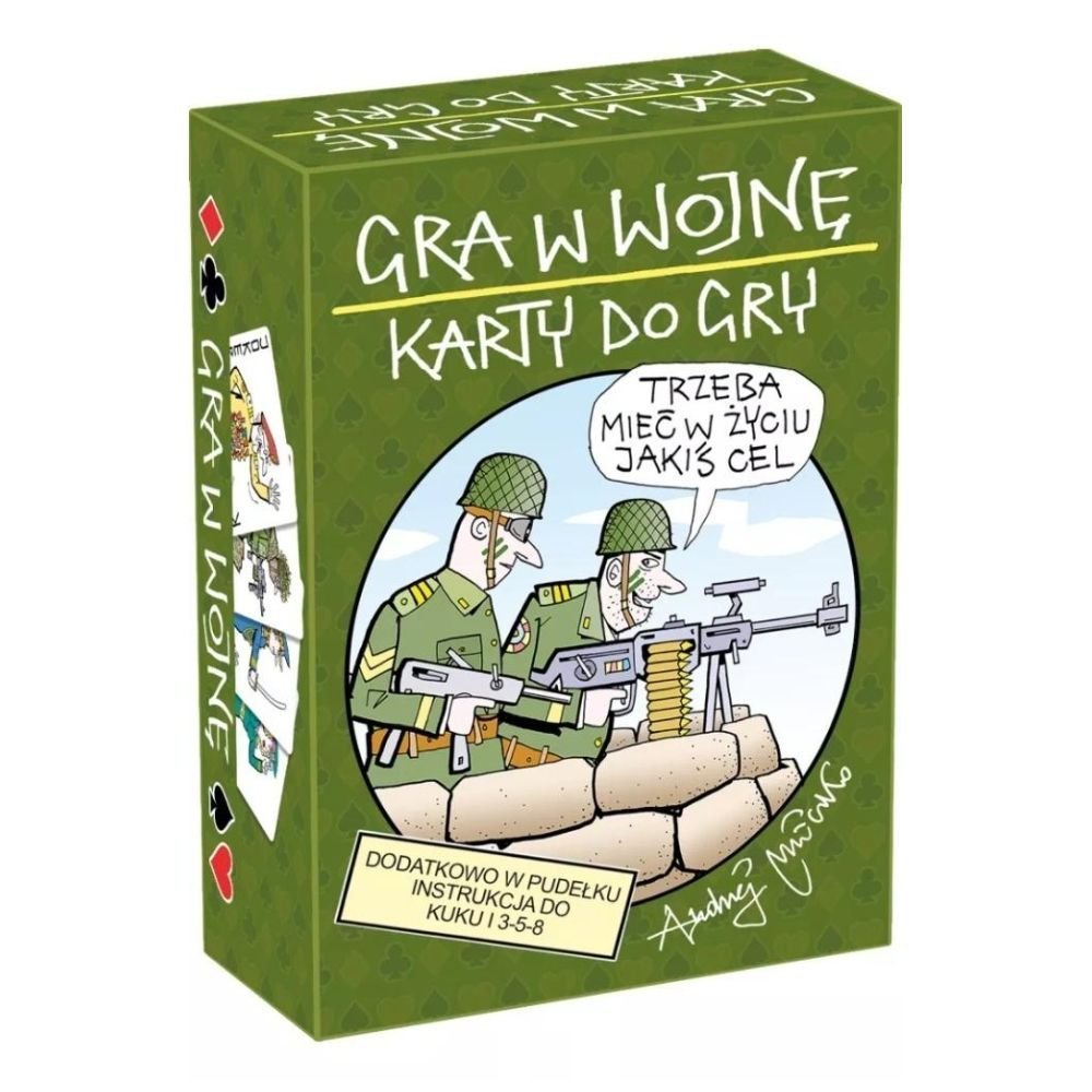 Gra w wojnę. Karty do gry