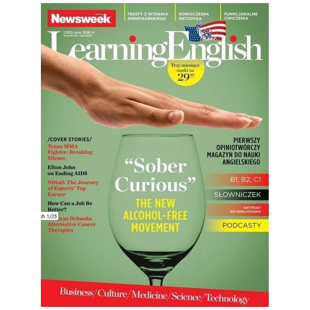 Newsweek Learning English 1/2025 Sober Courious...