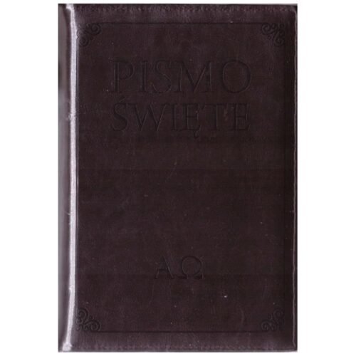 Pismo Święte w etui brązowe