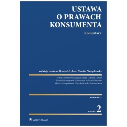 Ustawa o prawach konsumenta. Komentarz w.2