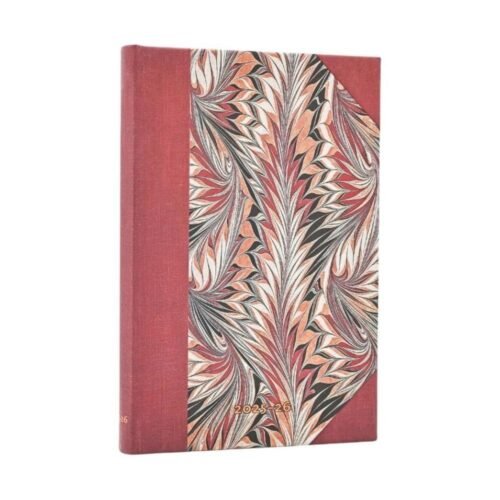 Kalendarz książkowy mini 25/26 18M Rubedo