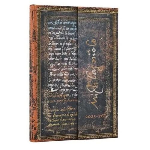 Kalendarz książkowy mini 25/26 18M Michelangelo