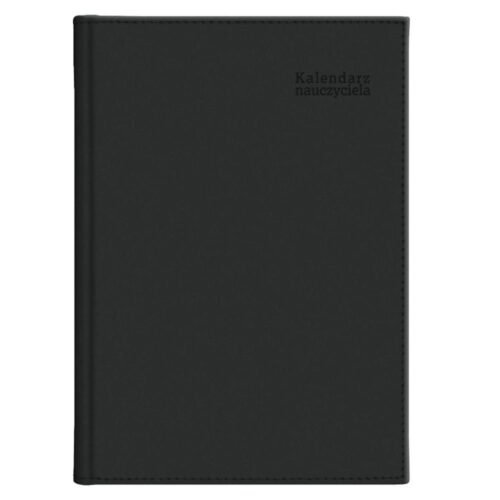 Kalendarz naucz. 2025/26 A5 tyg. Vivella czarny