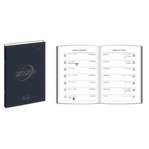 Kalendarz szkolny zeszytowy 25/26 B6/48K Simple