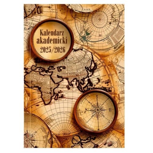 Kalendarz akademicki 2025/2026 A5 tyg. PCV Mapa
