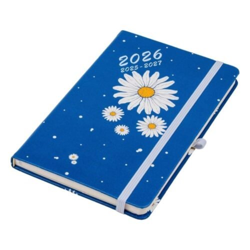 Kalendarz 2025/2027 A5 18M tyg. Hip Hop stokrotka