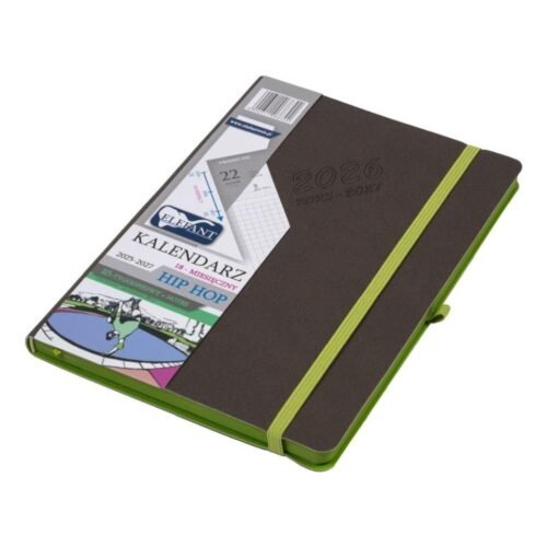 Kalendarz 2025/2027 B5 18M + notes Hip Hop szary