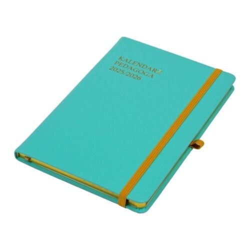 Kalendarz pedagoga 2025/26 A5 tyg Salsa akwamaryna