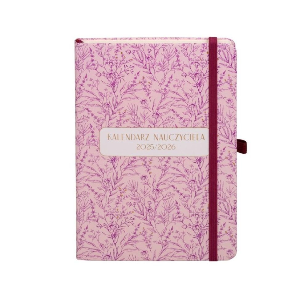 Kalendarz 2025/2026 A5 nauczyciela TDW kwiatowy