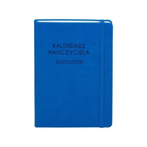 Kalendarz 2025/2026 A5 nauczyciela TDW niebieski