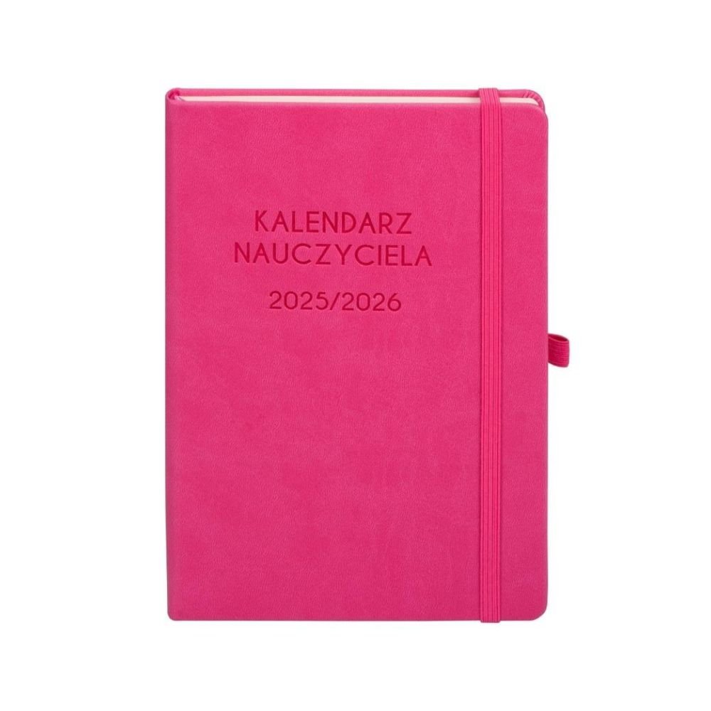 Kalendarz 2025/2026 A5 nauczyciela TDW różowy