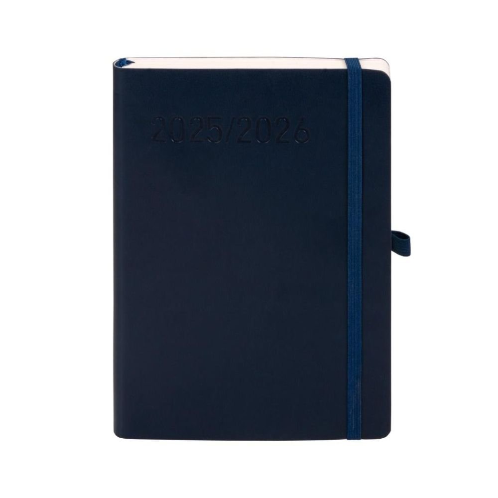 Kalendarz 2025/2026 A5 18 miesięczny TNS granatowy