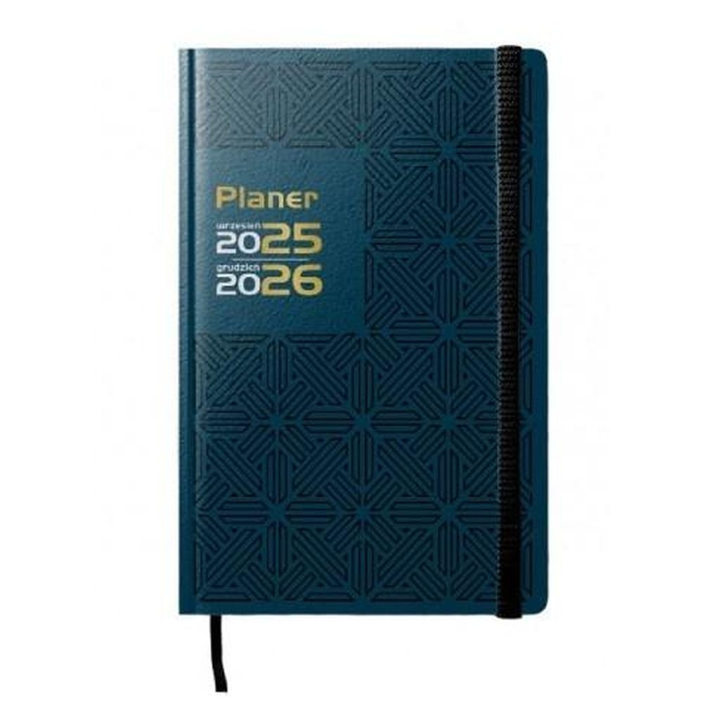 Planer 2025/2026 A5 tygodniowy granatowy