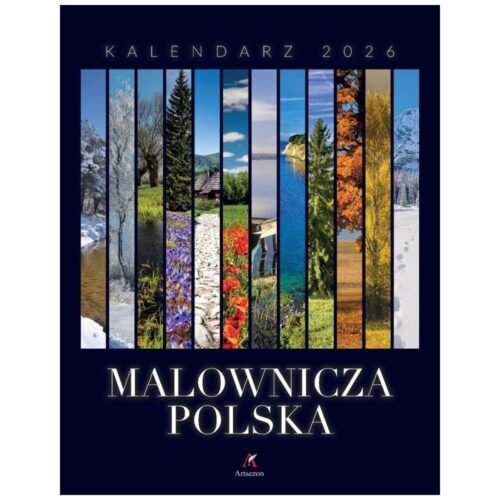 Kalendarz 2026 wieloplanszowy 34x44cm Malownicza..