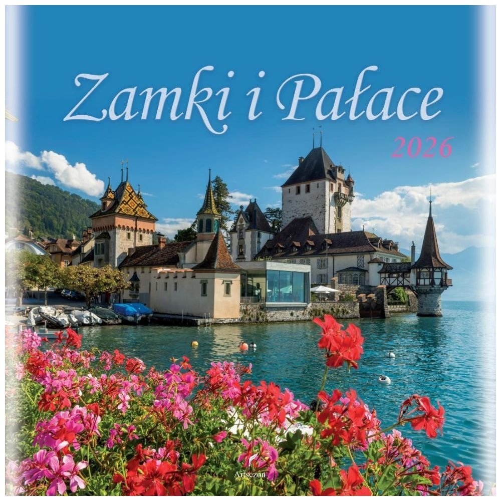 Kalendarz 2026 wieloplanszowy 33x33cm Zamki...