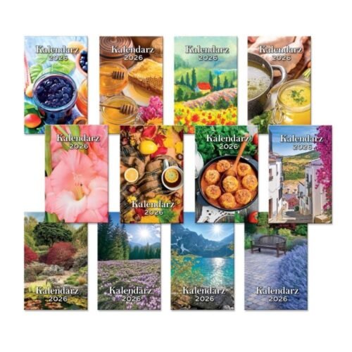 Kalendarz 2026 zdzierak 7,2x11,4cm MIX