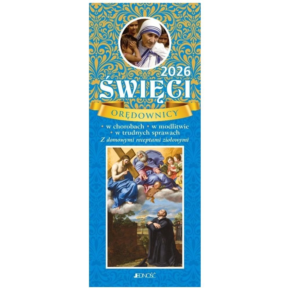 Kalendarz 2026 zdzierak Święci orędownicy