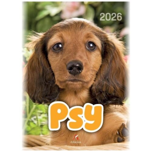 Kalendarz 2026 wieloplanszowy B4 Psy