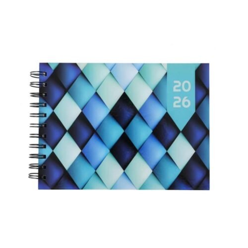 Terminarz 2026 dzienny A5 notes poziomy MIX