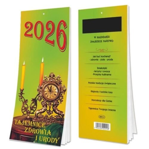 Kalendarz 2026 Tygodniowy z magnesem