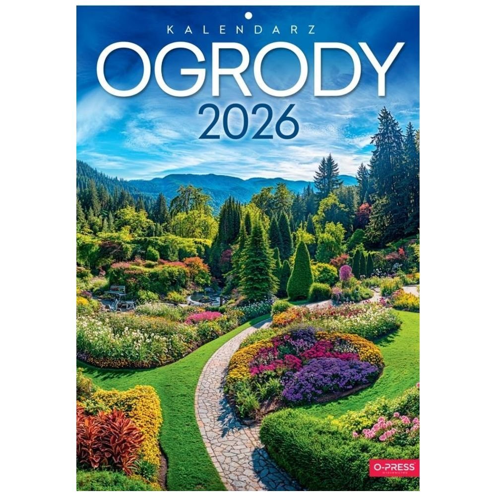 Kalendarz 2026 A4 Wieloplanszowy Ogrody