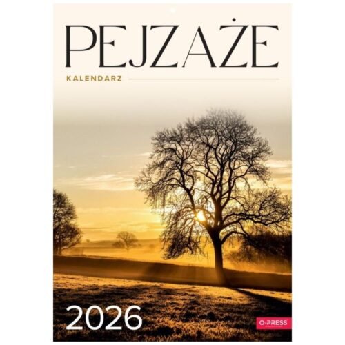 Kalendarz 2026 A4 Wieloplanszowy Pejzaże