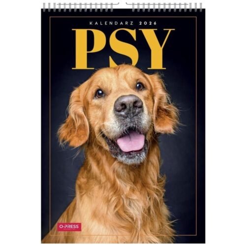 Kalendarz 2026 A3 Wieloplanszowy Psy
