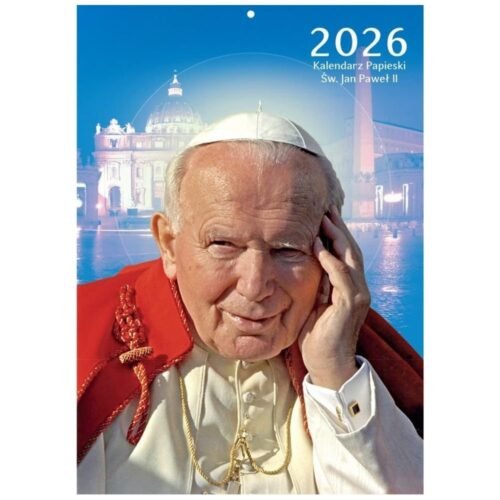Kalendarz 2026 A4 Wieloplanszowy Papieski