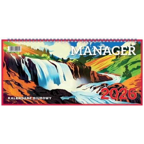 Kalendarz 2026 biurowy Manager