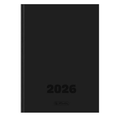 Kalendarz 2026 A4 dzienny Szefa DTP czarny HERLITZ