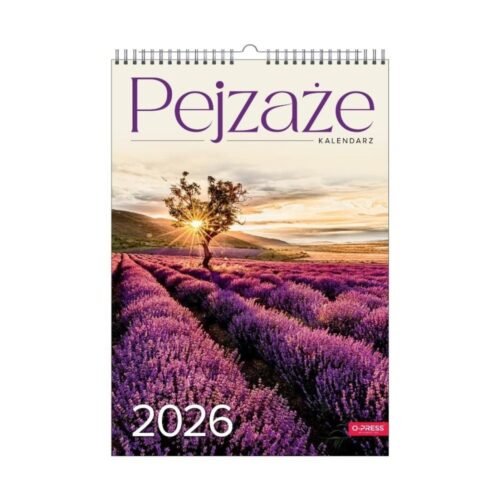 Kalendarz 2026 A3 wieloplanszowy Pejzaże