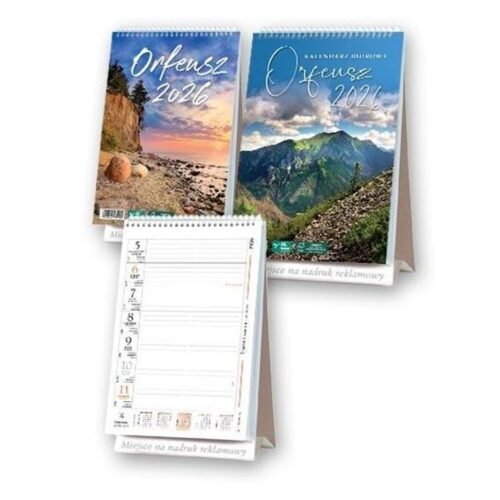Kalendarz 2026 biurowy stojący Orfeusz MIX