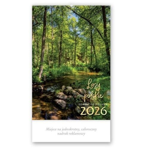 Kalendarz 2026 reklamowy Lasy polskie
