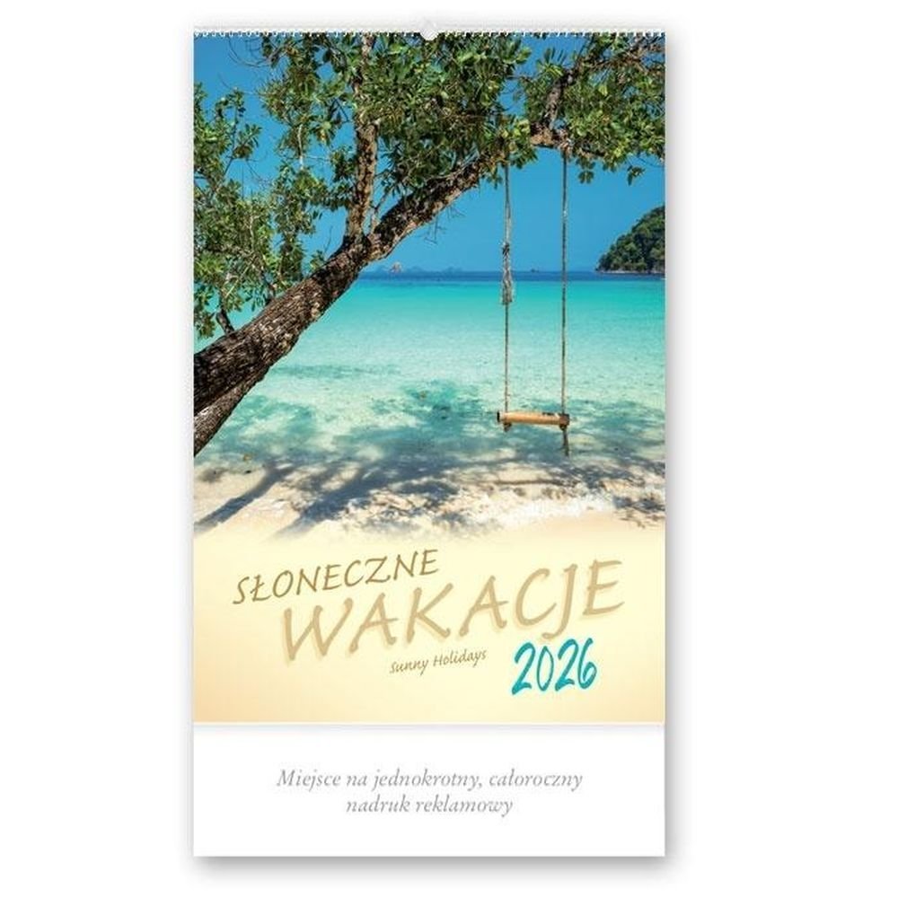 Kalendarz 2026 reklamowy Słoneczne wakacje