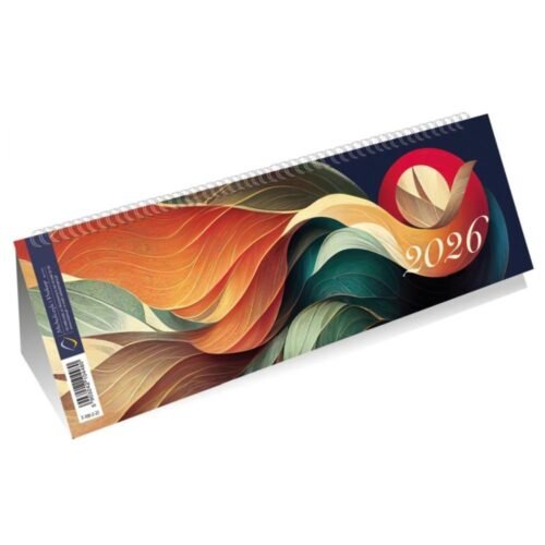 Kalendarz 2026 poziomy ze spiralką