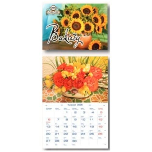 Kalendarz 2026 Bukiety