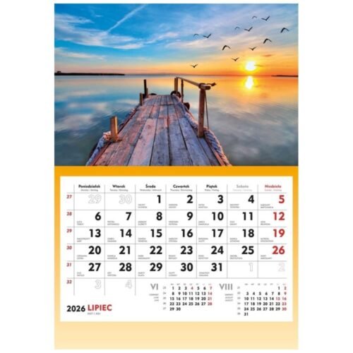 Kalendarz 2026 ścienny Pomost