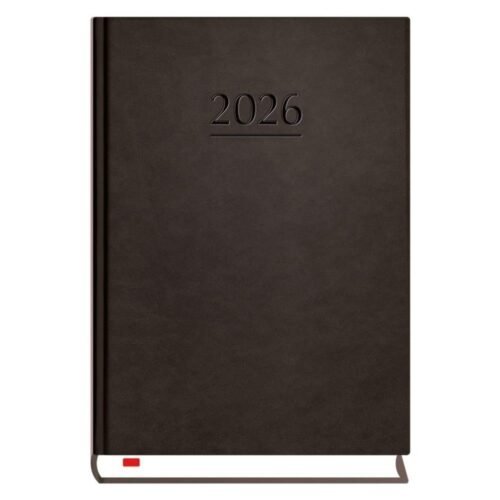 Terminarz 2026 B6 dzienny powszechny czarny