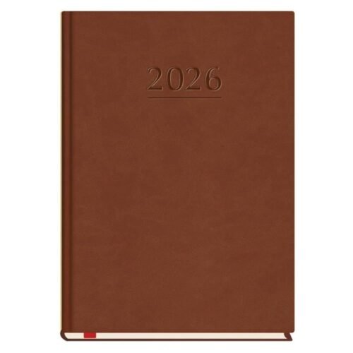 Terminarz 2026 A5 tygodniowy Popularny brązowy